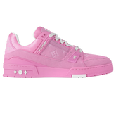 Louis Vuitton Trainer Sneaker Denim Pink